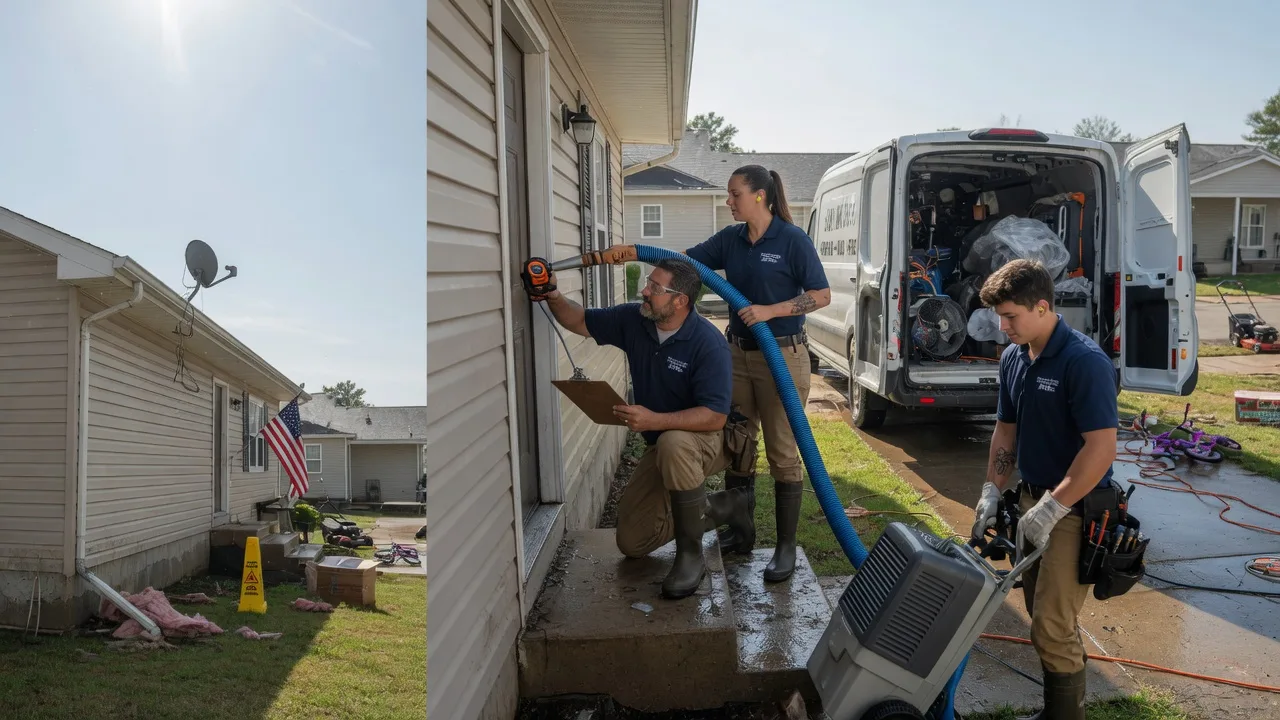 Ceiling Water Damage Restoration in Ladysmith, WI near me
